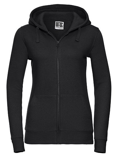 Russell Athletic Ladies' Authentic Zipped Hood Jacket – Black