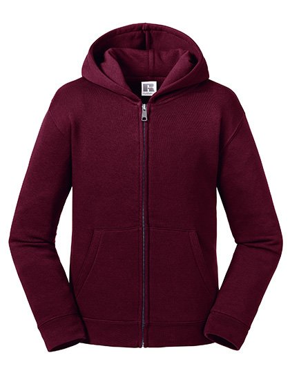 Russell Athletic Kids Authentic Zipped Hood Jacket – Burgundy