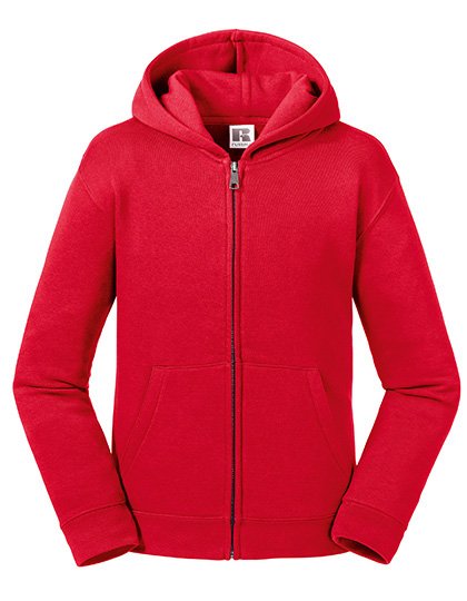 Russell Athletic Kids Authentic Zipped Hood Jacket – Classic Red