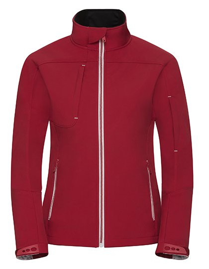 Russell Athletic Ladies' Bionic Softshell Jacket – Classic Red