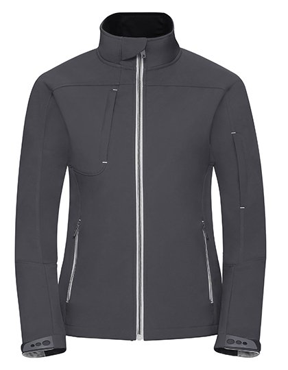 Russell Athletic Ladies' Bionic Softshell Jacket – Iron Grey