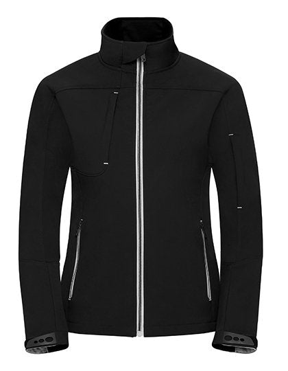 Russell Athletic Ladies' Bionic Softshell Jacket – Black