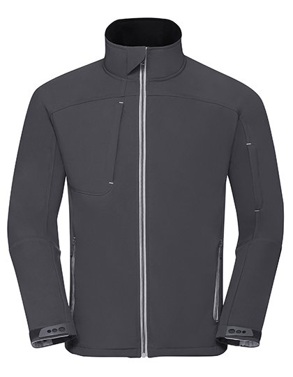 Russell Athletic Men's Bionic Softshell Jacket – Iron Grey