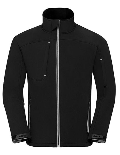 Russell Athletic Men's Bionic Softshell Jacket – Black