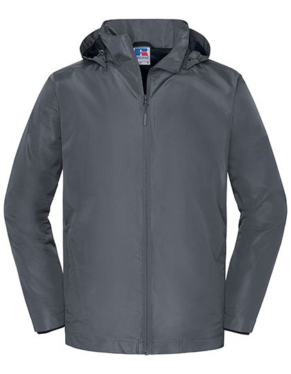 Russell Athletic Essential Weather Shell Jacket – Iron Grey