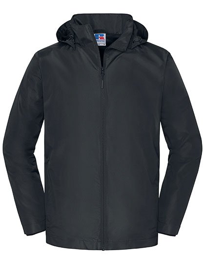 Russell Athletic Essential Weather Shell Jacket – Black