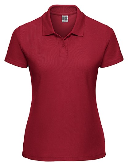 Russell Athletic Ladies' Classic Polycotton Polo – Classic Red