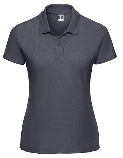 Russell Athletic Ladies' Classic Polycotton Polo – Convoy Grey (Solid)