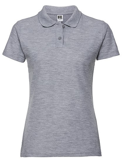 Russell Athletic Ladies' Classic Polycotton Polo – Light Oxford (Heather)