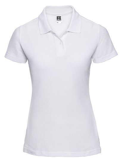 Russell Athletic Ladies' Classic Polycotton Polo – White