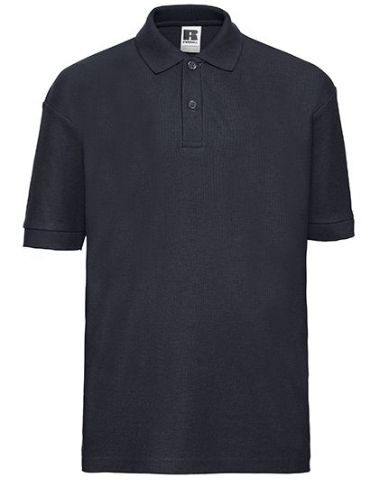 Russell Athletic Kids Classic Polycotton Polo – French Navy