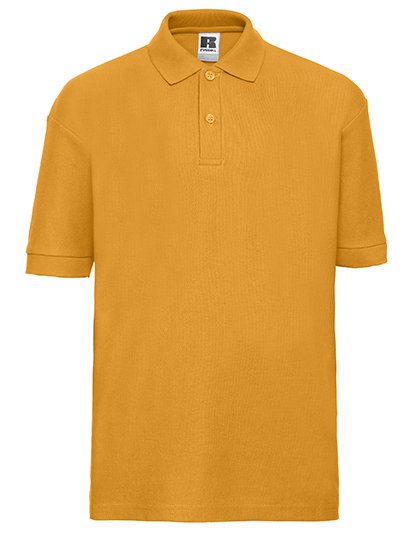 Russell Athletic Kids Classic Polycotton Polo – Pure Gold