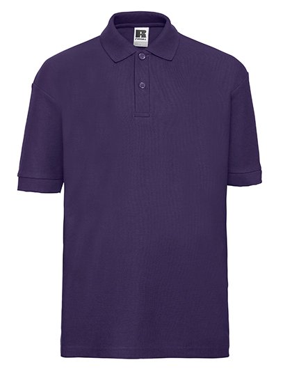 Russell Athletic Kids Classic Polycotton Polo – Purple