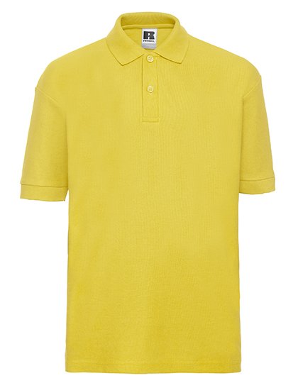 Russell Athletic Kids Classic Polycotton Polo – Yellow