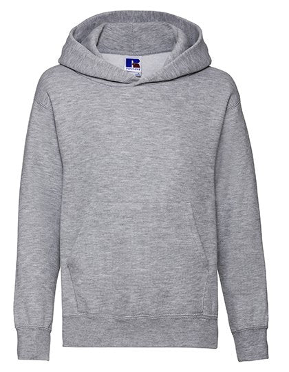 Russell Athletic Kids Hooded Sweatshirt – Light Oxford (Heather)