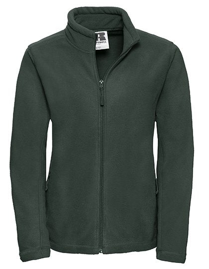 Russell Athletic Ladies' Full Zip Outdoor Fleece – Bottle Green