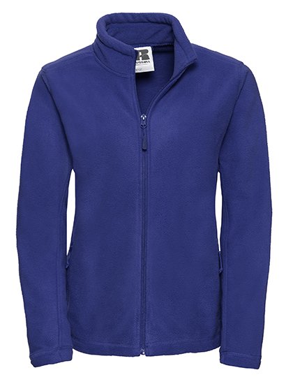 Russell Athletic Ladies' Full Zip Outdoor Fleece – Bright Royal