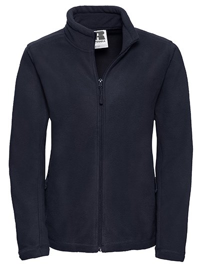 Russell Athletic Ladies' Full Zip Outdoor Fleece – French Navy