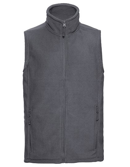Russell Athletic Men's Outdoor Fleece Gilet – Convoy Grey (Solid)
