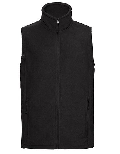Russell Athletic Men's Outdoor Fleece Gilet – Black