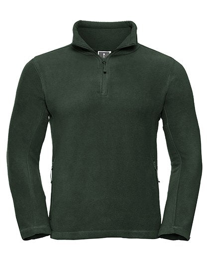 Russell Athletic Quarter Zip Outdoor Fleece – Bottle Green