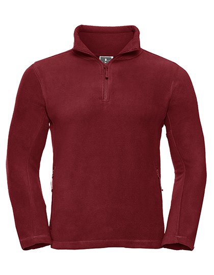 Russell Athletic Quarter Zip Outdoor Fleece – Classic Red