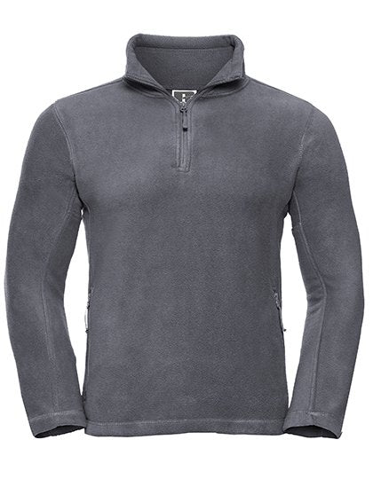 Russell Athletic Quarter Zip Outdoor Fleece – Convoy Grey (Solid)